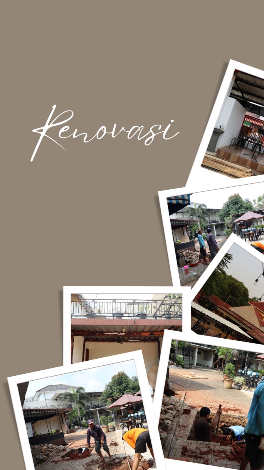 RENOVASI BONJUR ( BUT WE WILL OPEN )